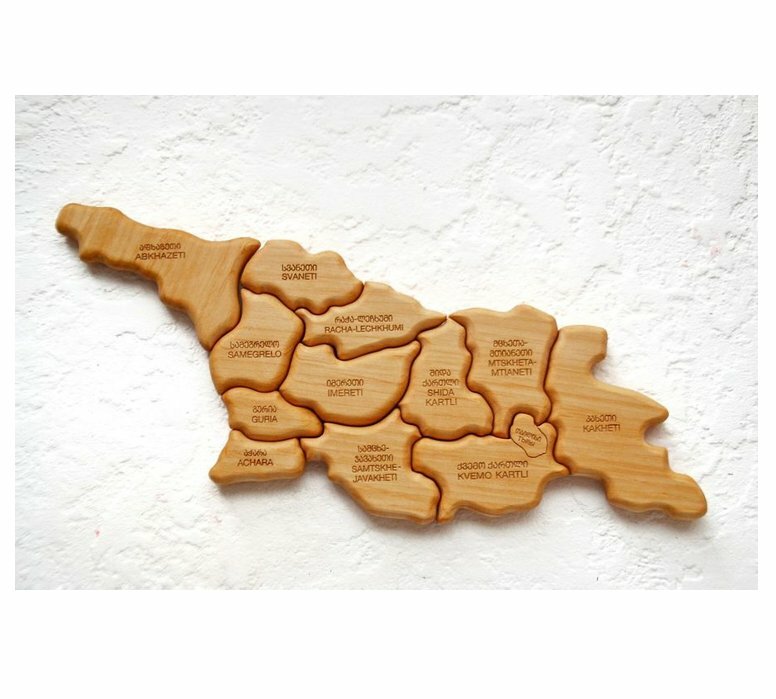 საქართველოს ფაზლი რუქა